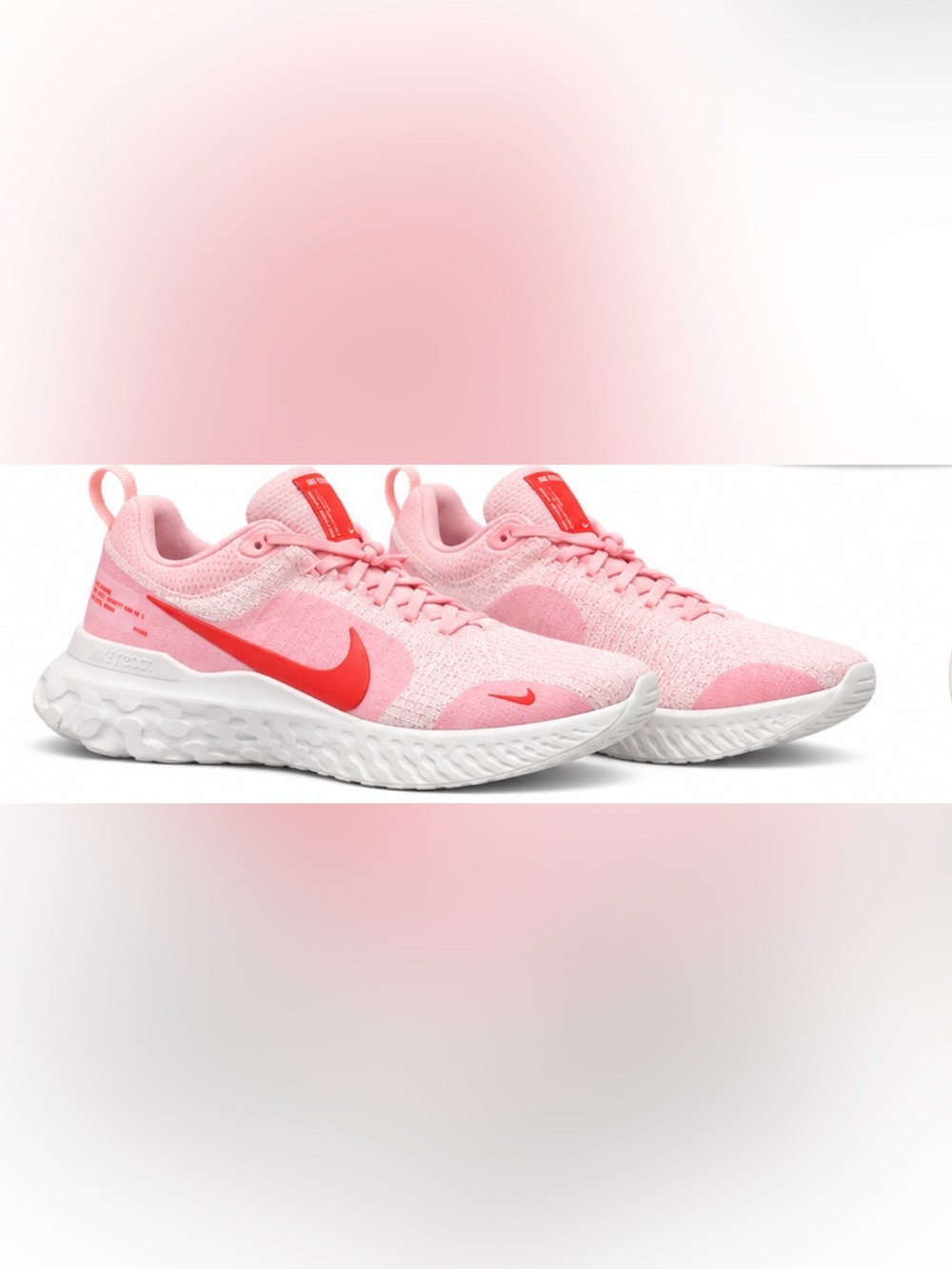 Women’s Nike React Infinity Run Flyknit 3 Medium Soft Pink/Light Crimson